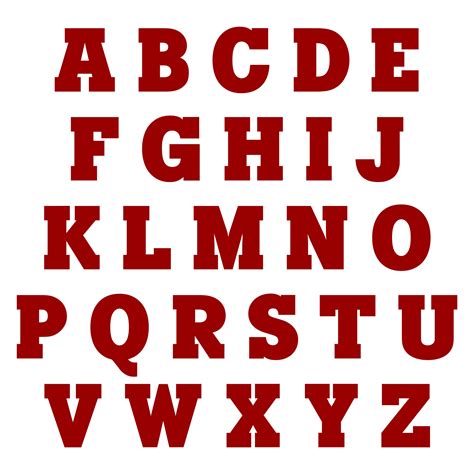 5 inch alphabet letters|printable 6 inch letters.